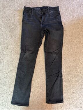 Women’s straight leg jeans - dark grey